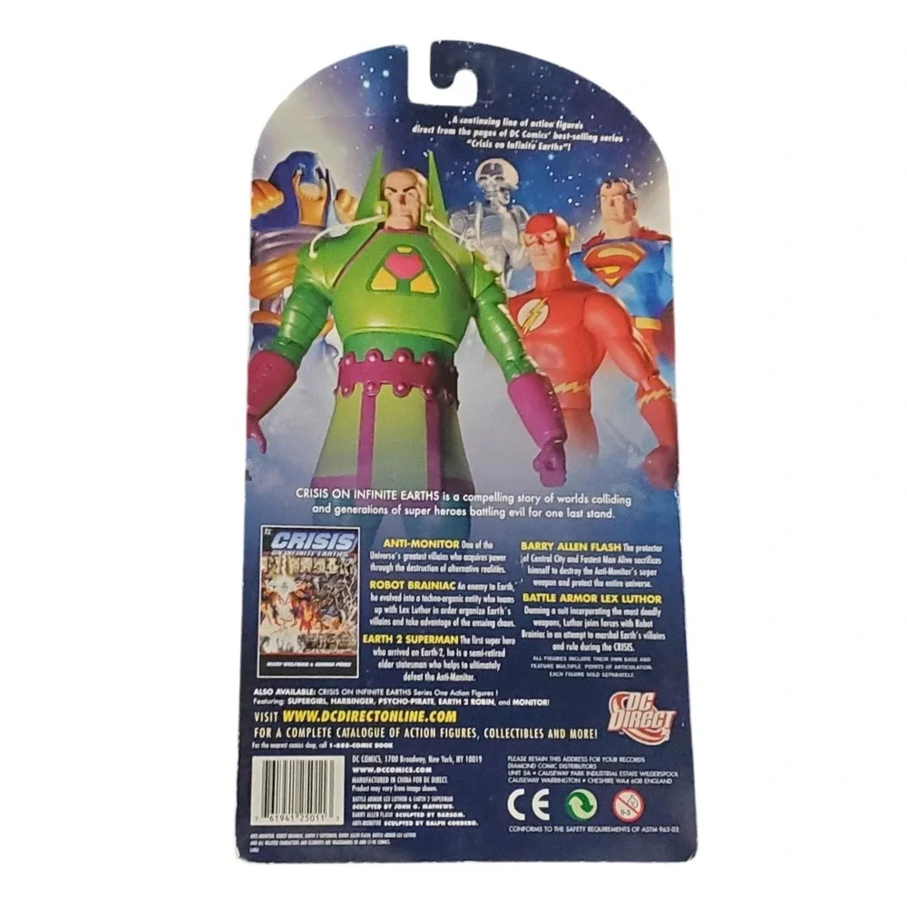 DC Direct MONITOR Crisis on Infinite Earths Series 1 Action Figure NEW SEALED - Picture 2 of 2